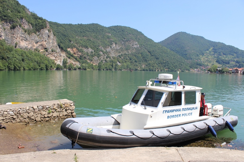 Gliser koji Granična policija Srbije koristi za čuvanje granice sa BiH (Foto: CIN/CINS)