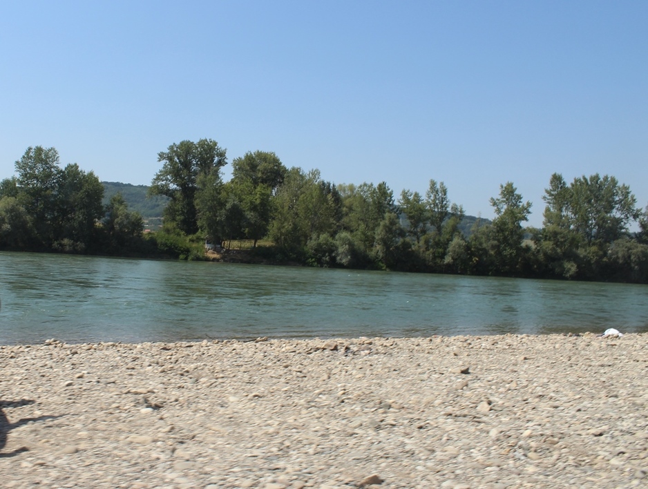 Žićina plaža – mjesto na kojem je Zoran Mitrović preko Drine ilegalno prebacio Strahinju Rašetu koji je kasnije pokušao ubiti Đorđa Ždrala (Foto: CIN/CINS)
