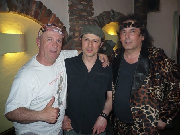 Điđi Jankelić, Vlado Mićanović i Ljubiša Racić (Foto: Arhiv Ljubiše Racića)