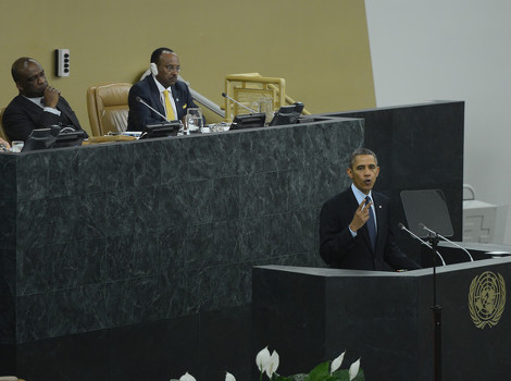 Barack Obama pred VSUN-om (Foto: Anadolija)