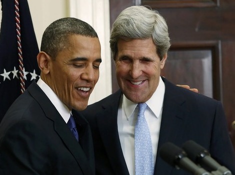 John Kerry i Barack Obama