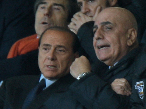 Silvio Berlusconi i Adriano Galliani (Foto: AFP)
