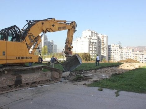 Gradilište na kojem je pronađena bomba (Foto: Arhiv/Klix.ba)