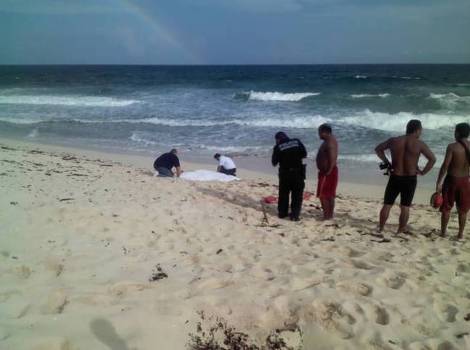 Istražitelji na mjestu nesreće na obali u Conzumelu