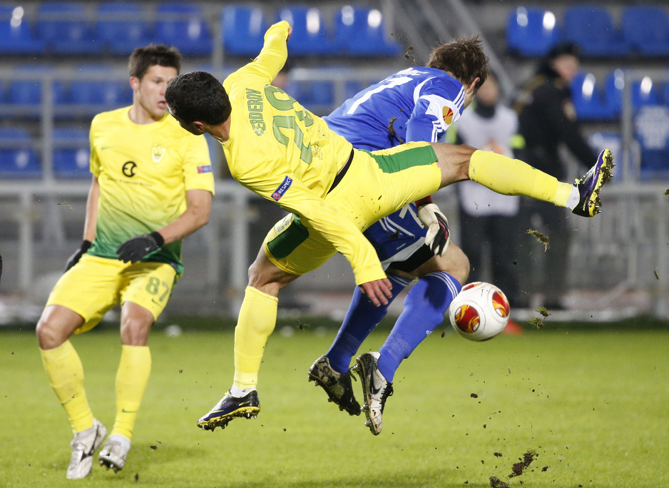 Detalj s utakmice Anzhi - Sheriff (Foto: AFP)