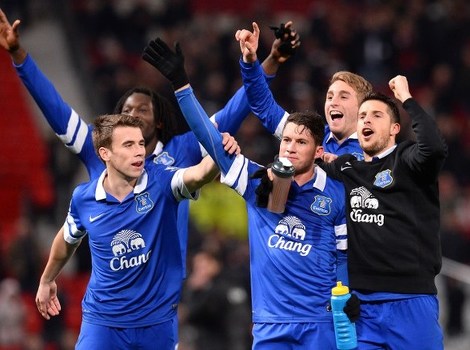 Slavlje nogometaša Evertona (Foto: AFP)