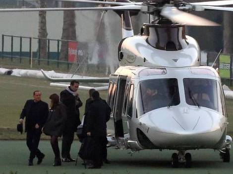 Berlusconi po dolasku u Milanelo