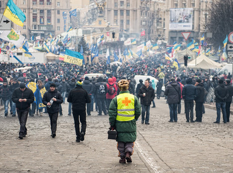 Demonstracije na ulicama Kijeva (Foto: Anadolija)