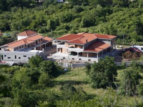 Vila porodice Čović tokom gradnje