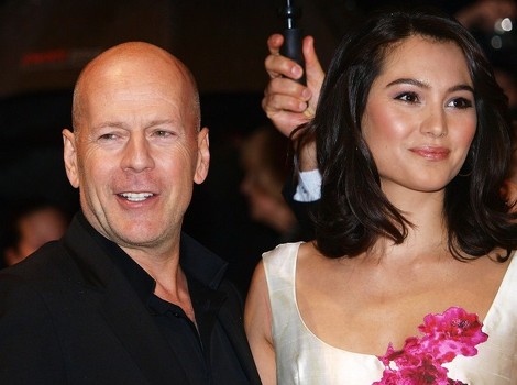 Bruce Willis sa suprugom