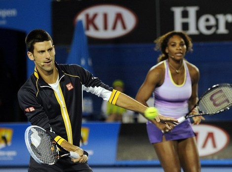 Novak Đoković i Serena Williams (Foto: AFP)