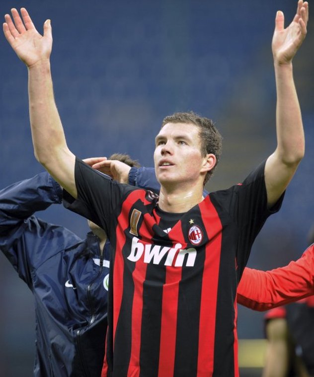 Edin Džeko u dresu Milana