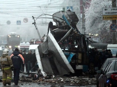 Napad na trolejbus u Volgogradu (Foto: AFP)