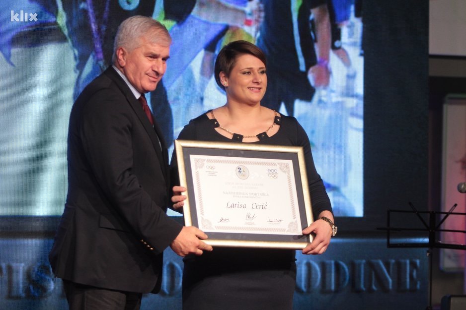Larisa Cerić je najbolja sportistkinja BiH (Foto: Feđa Krvavac/Klix.ba)