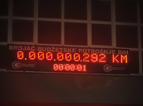 Bh. institucije u 2014. troše 7 KM po sekundi više