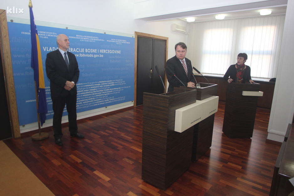Konferencija za medije u Vladi FBiH (Foto: Davorin Sekulić/Klix.ba)