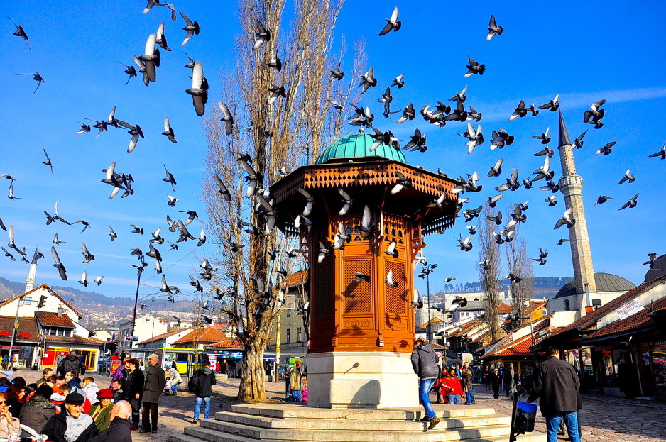 Sunce u Sarajevu (Foto: Anadolija)