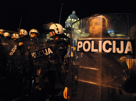 Beogradski sindikat policije: Protesti iz BiH bi se lako mogli preliti preko Drine