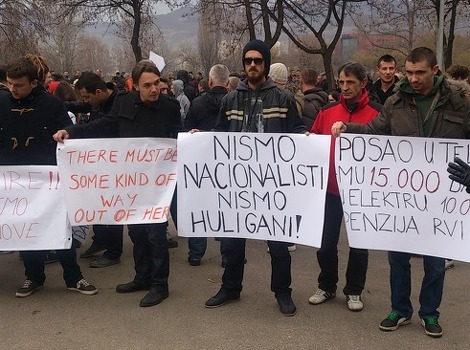 S današnjih protesta u Zenici (Foto: Klix.ba)