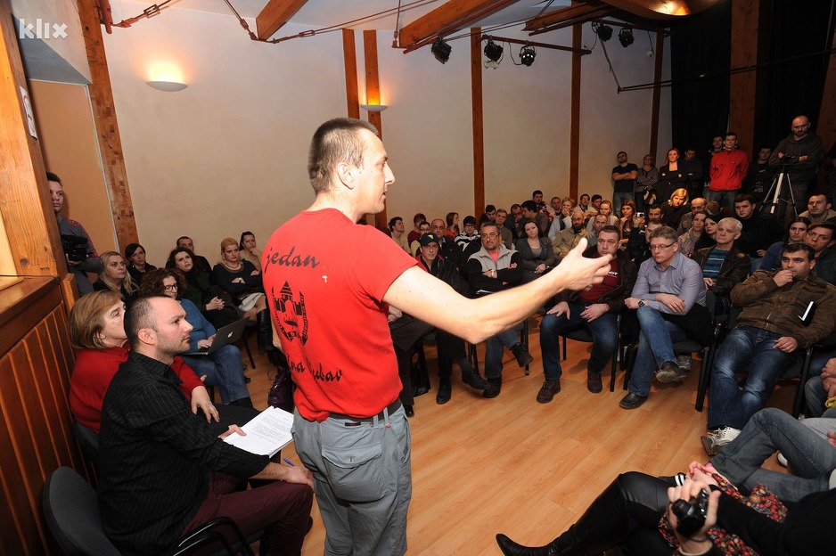 Plenum građana Tuzle (Foto: Klix.ba)