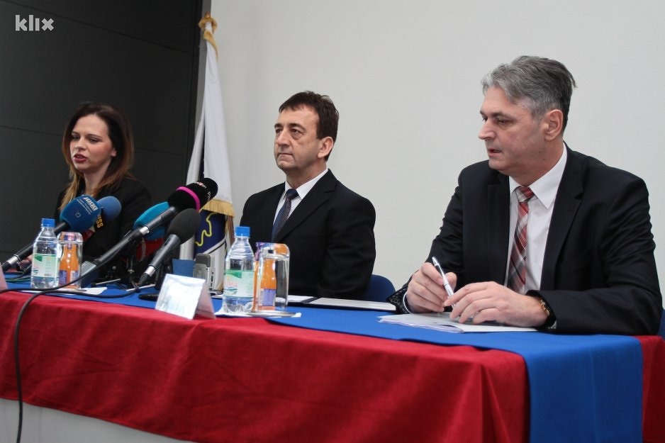 Detalj sa konferencije za medije (Foto: Feđa Krvavac/Klix.ba)