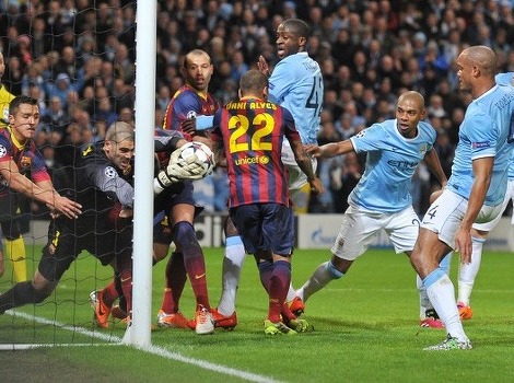 Manchester City - Barcelona (Foto: AFP)