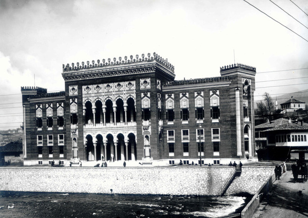 Vijećnica nakon gradnje 1894. godine