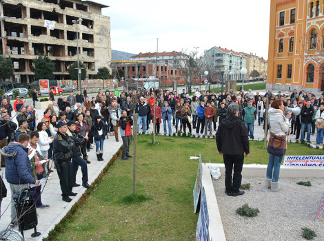 Demonstracije u Mostaru (Foto: Klix.ba)