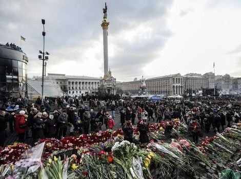 Trg nezavisnosti u Kijevu (Foto: AFP)