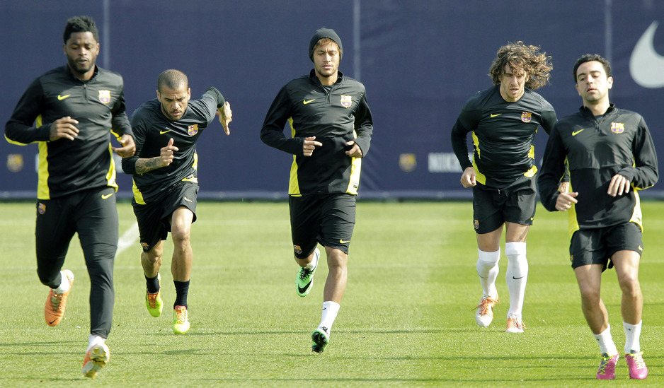 Trening Barcelone (Foto: EPA)