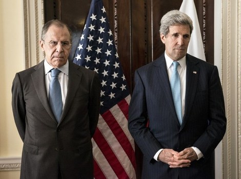 Sergej Lavrov i John Kerry (Foto: AFP)