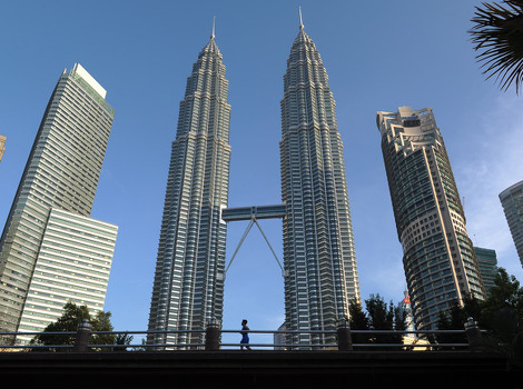 Tornjevi Petronas u Kuala Lumpuru, Malezija (Foto: AFP)