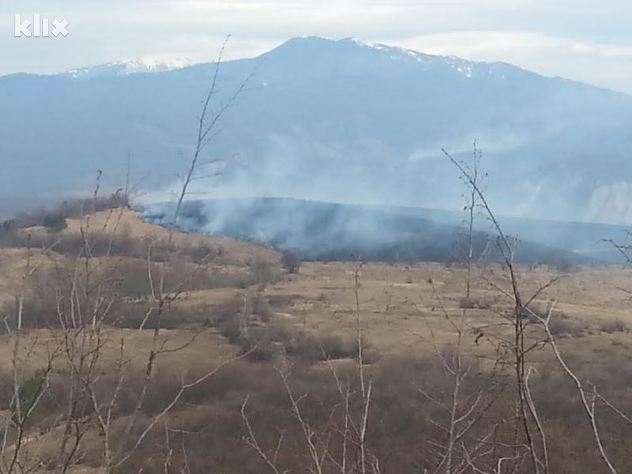Požar na području Trnova (Foto: Klix.ba)