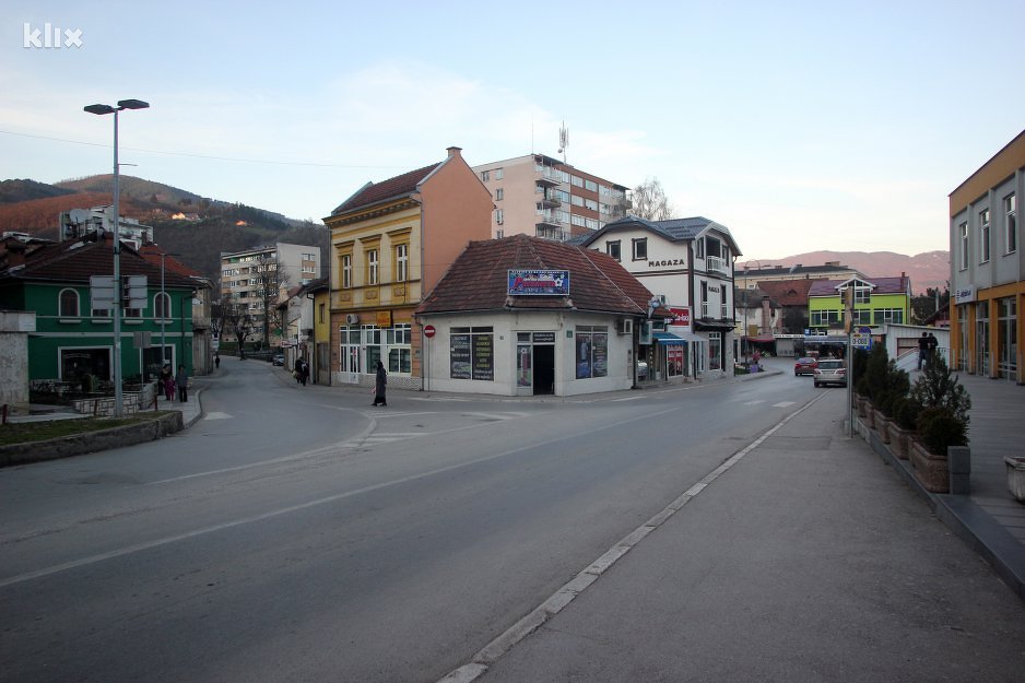 Ulice Goražda su puste tokom radnog vremena (Foto: Davorin Sekulić/Klix.ba)
