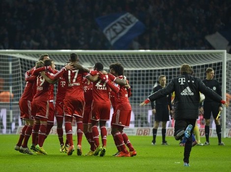 Slavlje Bayernovih nogometaša (Foto: AFP)