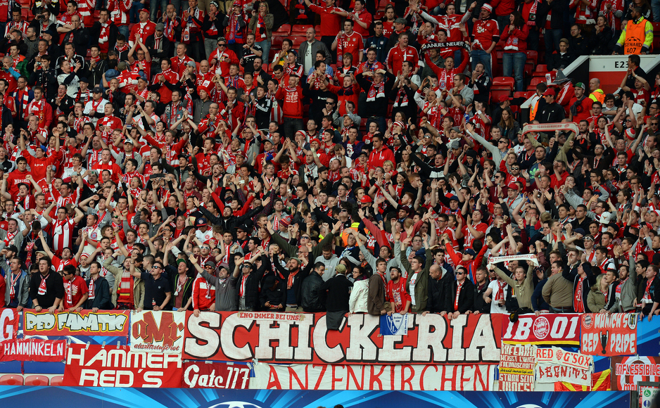 Navijači Bayerna u Manchesteru (Foto: AFP)