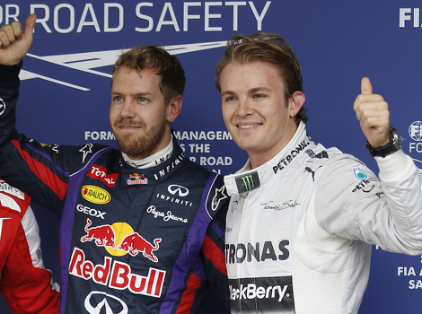 Nico Rosberg i Sebastian Vettel (Foto: AFP)