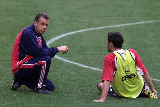 Salihamidžić na treningu sa Hitzfeldom (Foto: AFP)