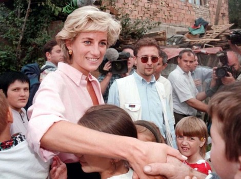 Princeza Diana tokom posjete BiH