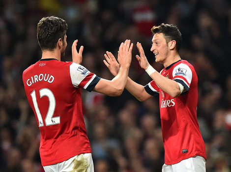Slavlje igrača Arsenala (Foto: AFP)