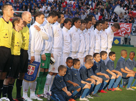 Fudbalska reprezentacija Srbije (Foto: AFP)