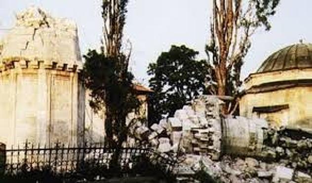 Slikovni rezultat za srusene dzamije u bih