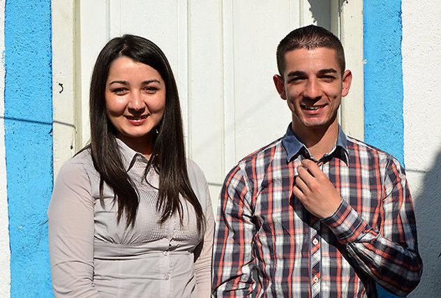 Aldina Fafulović i njen brat Aldin