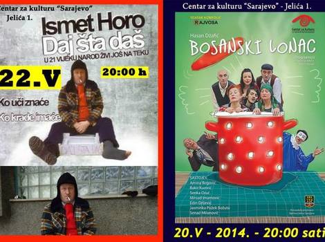 Osvojite ulaznice za komedije "Bosanski lonac" i "Daj šta daš"