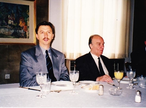 Irfan Ljubijankić i Alija Izetbegović (Foto: Novo vrijeme)