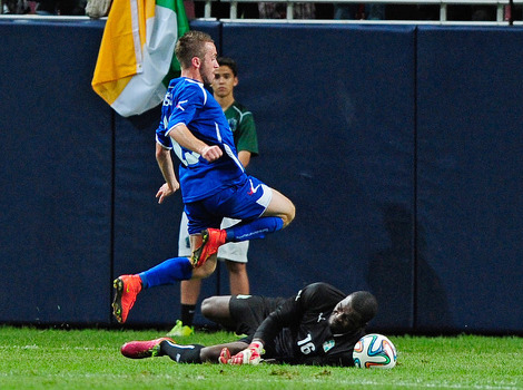 Edin Višća u utakmici protiv Obale Slonovače (Foto: AFP)
