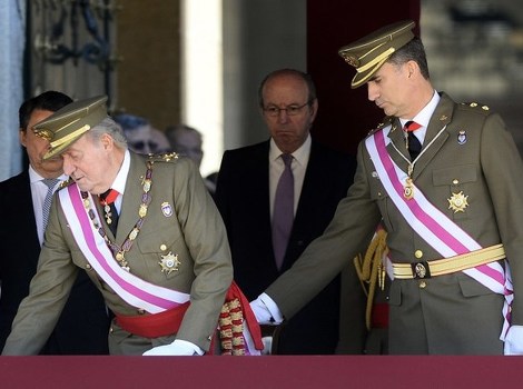 Kralja Juan Carlos i princ Felipe (Foto: AFP)