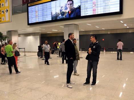 Saša Buterin i Adnan Demidžić na aerodromu Guaruja (Foto: Anadolija)