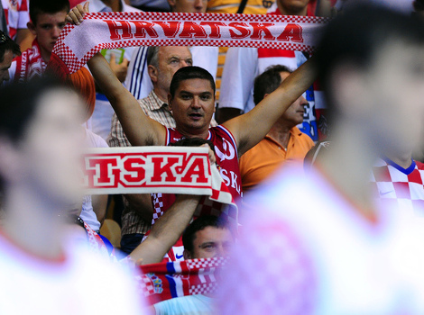Navijači Hrvatske (Foto: AFP)