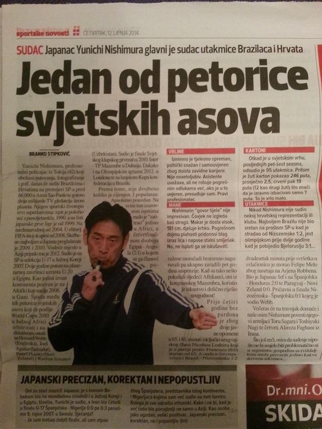 Sportske novosti od četvrtka, 12. juna: Hvalospjevi o japanskom sudiji